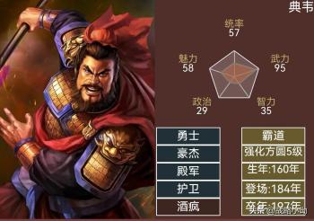 三国志14武将全资料鉴赏逐年登场的英雄豪杰184年  -图6