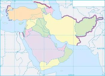 世界地图空白图高清版  -图26