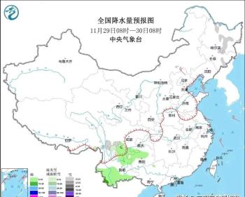 寒潮扩大袭击，暴雪降雨覆盖区域已确定，明日11月26~1号天气预报  -图14